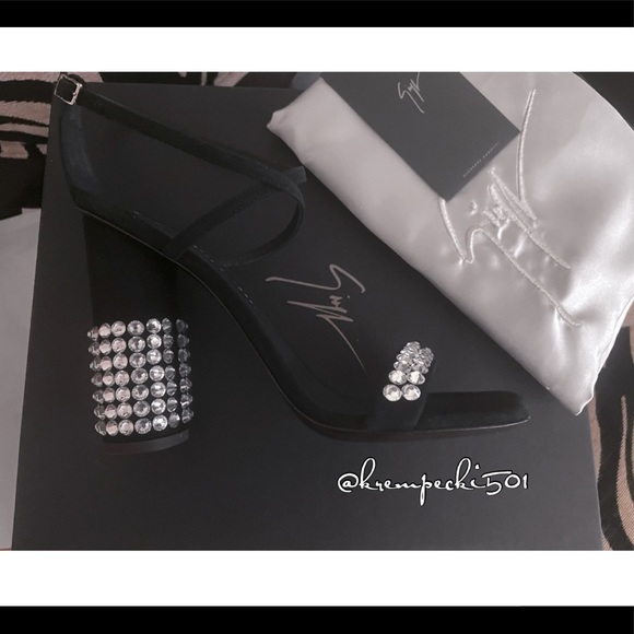 giuseppe zanotti NIB crystal embellished heels - Picture 4 of 16